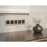 Комплект механизма компьютерной розетки RJ-45 (8P8C) CAT6A экранированной с автоматической защитной шторкой Ambrella Volt MA MA912005 от ImperiumLoft