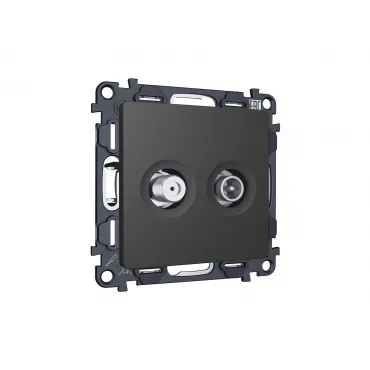 Комплект механизма розетки TV оконечной + SAT 5-862MHz 3.5dB/950-2150MHz 3.5dB Ambrella Volt MA MA913310 Комплект механизма розетки TV оконечной + SAT 5-862MHz 3.5dB/950-2150MHz 3.5dB Ambrella Volt MA MA913310