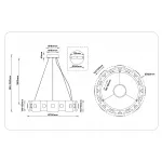 Подвесная люстра Ambrella HIGH LIGHT LH31027