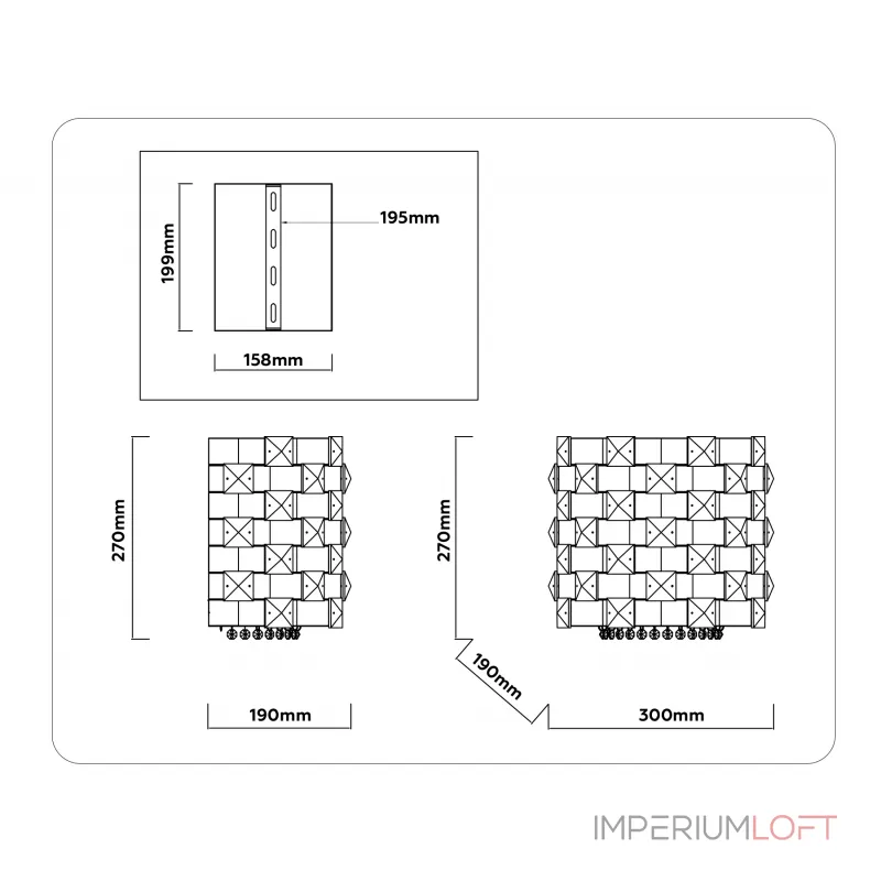 Светильник настенный Ambrella HIGH LIGHT LH41012 от ImperiumLoft Светильник настенный Ambrella HIGH LIGHT LH41012 от ImperiumLoft