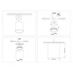 Светильник потолочный Ambrella TECHNO SPOT TN5305 от ImperiumLoft