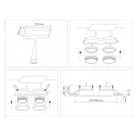 Светильник встраиваемый Ambrella TECHNO SPOT TN6612 от ImperiumLoft