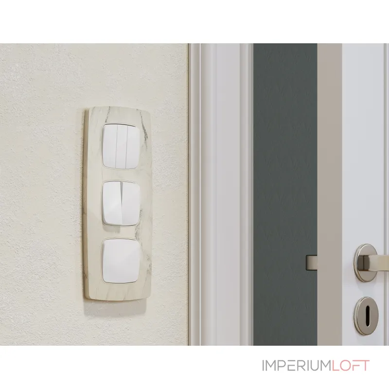 Комплект механизма 2-клавишного перекрестного выключателя 10A-250V Ambrella Volt QUANT OMEGA MO103030 от ImperiumLoft Комплект механизма 2-клавишного перекрестного выключателя 10A-250V Ambrella Volt QUANT OMEGA MO103030 от ImperiumLoft