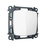 Комплект механизма 2-клавишного перекрестного выключателя 10A-250V Ambrella Volt QUANT OMEGA MO123030 от ImperiumLoft