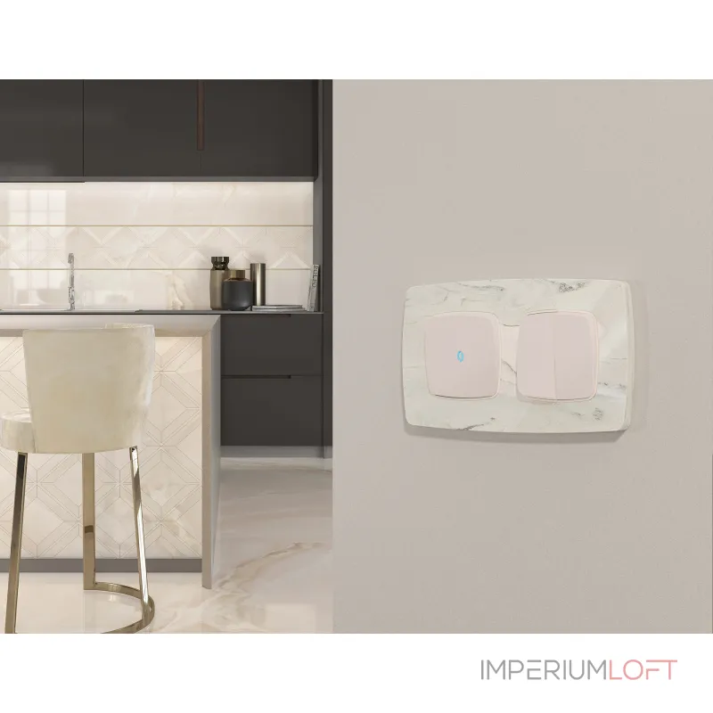 Комплект механизма 2-клавишного перекрестного выключателя 10A-250V Ambrella Volt QUANT OMEGA MO203030 от ImperiumLoft Комплект механизма 2-клавишного перекрестного выключателя 10A-250V Ambrella Volt QUANT OMEGA MO203030 от ImperiumLoft