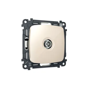 Комплект механизма TV розетки оконечной экранированной 5-1000MHz 3dB Ambrella Volt MO MO313005