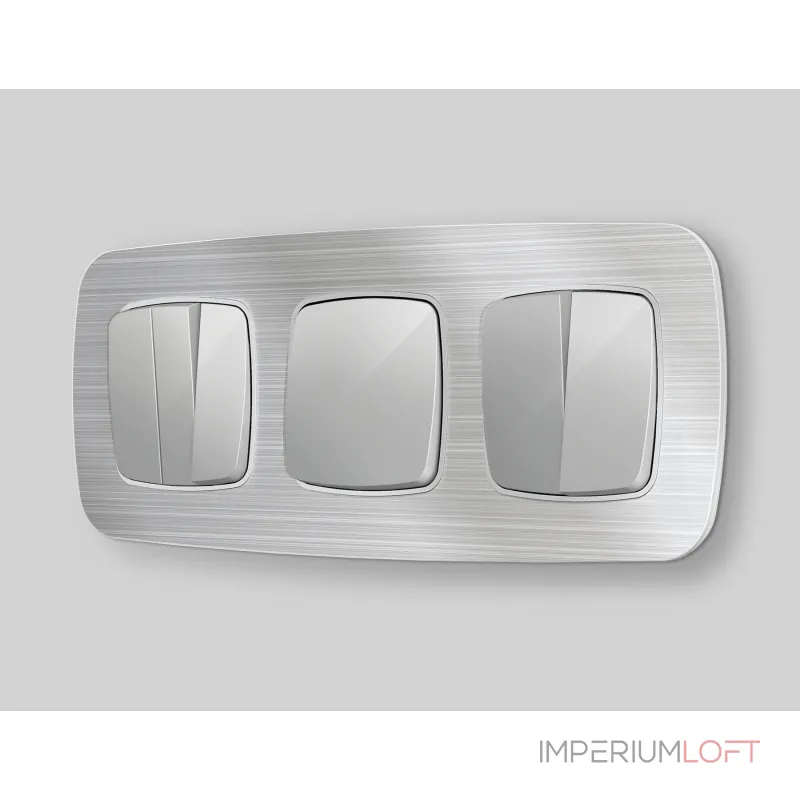 Комплект механизма 2-клавишного перекрестного выключателя 10A-250V Ambrella Volt MO MO403030