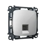 Комплект механизма компьютерной розетки RJ-45 (8P8C) CAT6A экранированной с автоматической защитной шторкой Ambrella Volt MO MO412005