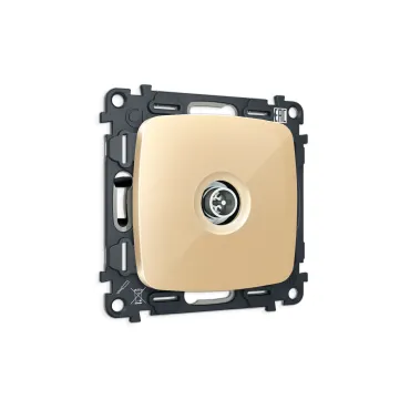 Комплект механизма TV розетки оконечной экранированной 5-1000MHz 3dB Ambrella Volt MO MO613005