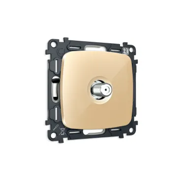 Комплект механизма TV розетки SAT 5-2400MHz 3.5dB Ambrella Volt MO MO613050