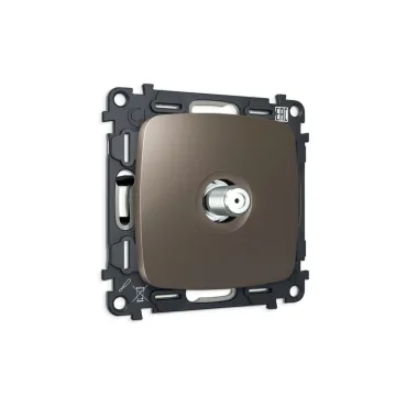Комплект механизма TV розетки SAT 5-2400MHz 3.5dB Ambrella Volt MO MO643050