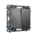 Комплект механизма 2-клавишного перекрестного выключателя 10A-250V Ambrella Volt QUANT OMEGA MO653030 от ImperiumLoft