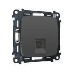 Комплект механизма компьютерной розетки RJ-45 (8P8C) CAT6A экранированной с автоматической защитной шторкой Ambrella Volt MO MO912005