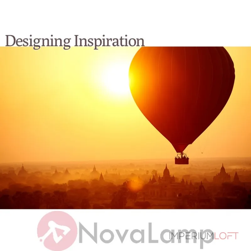 Настольная лампа Marble Fire balloon mini от ImperiumLoft