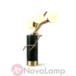 Настольная лампа Marble Branch Коричневый мрамор от ImperiumLoft