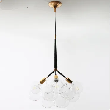 Подвесной светильник LOVELY BUBBLE CHANDELIER FROM PELLE H60 Gold/Black Подвесной светильник LOVELY BUBBLE CHANDELIER FROM PELLE H60 Gold/Black