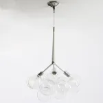 Подвесной светильник LOVELY BUBBLE CHANDELIER FROM PELLE H60 Silver/White