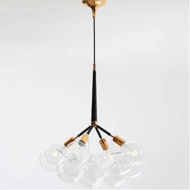 Подвесной светильник LOVELY BUBBLE CHANDELIER FROM PELLE H70 Gold/Brown Подвесной светильник LOVELY BUBBLE CHANDELIER FROM PELLE H70 Gold/Brown