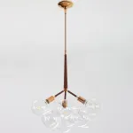 Подвесной светильник LOVELY BUBBLE CHANDELIER FROM PELLE H60 Gold/Brown