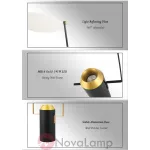 Настольная лампа Marble reflector от ImperiumLoft