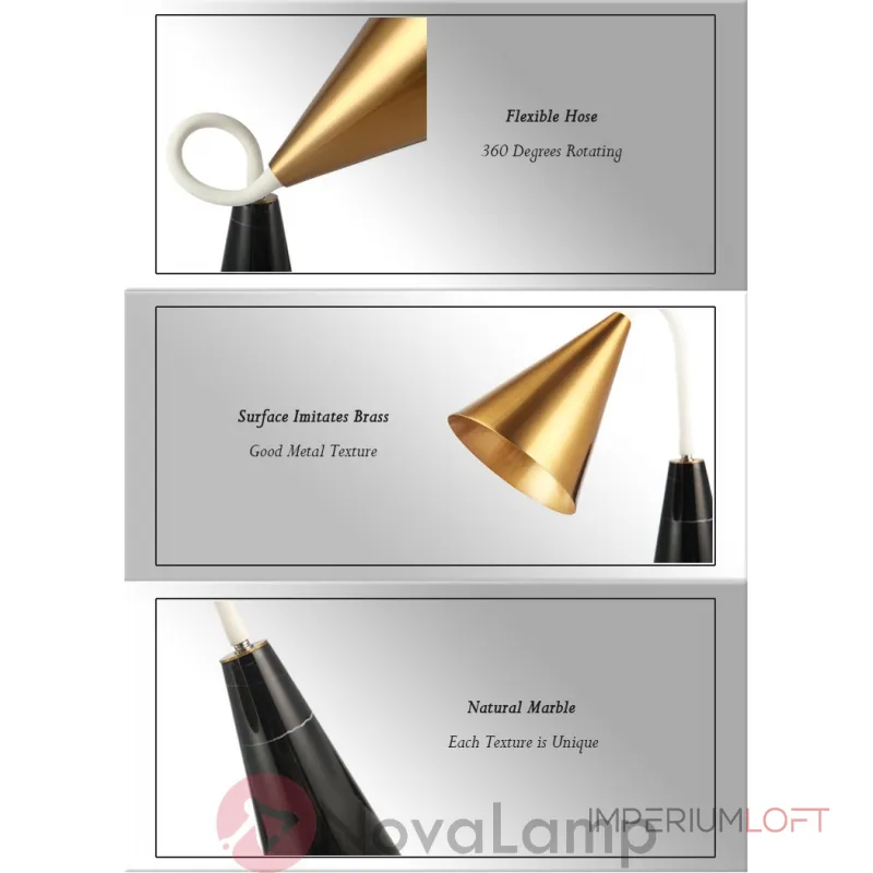 Настольная лампа Marble EDIZIONI от ImperiumLoft