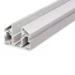 Магнитный трековый шинопровод + закладной профиль для натяжного потолка MAGNET AM537 3M WH от ImperiumLoft