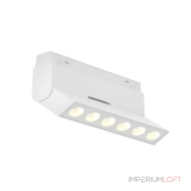 Светильник для магнитного шинопровода MAGNET AM 418 LL-20B-6T-6W-3000K WH от ImperiumLoft