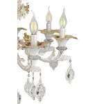 Подвесная люстра AM Group CLEOPATRA SP8 WH+GL