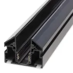 Магнитный трековый шинопровод + закладной профиль для натяжного потолка MAGNET AM537 2M BK от ImperiumLoft