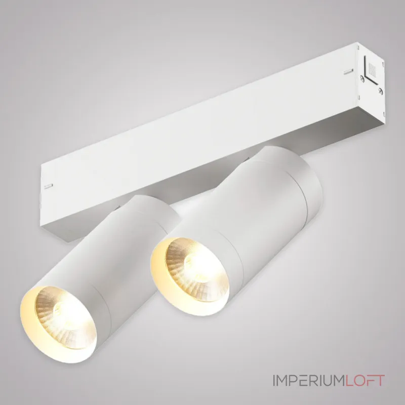 Трековый светильник SMART CYLINDER AM528 WH-220V-2Х10W SMART от ImperiumLoft Трековый светильник SMART CYLINDER AM528 WH-220V-2Х10W SMART от ImperiumLoft