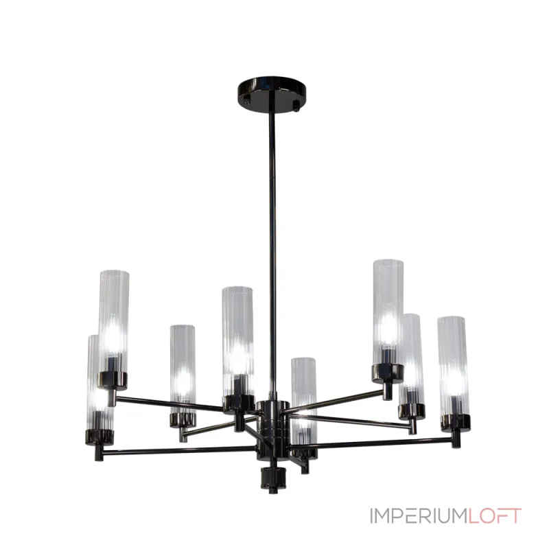 Люстра на штанге INDIGO SP8 PEARL BLACK Люстра на штанге INDIGO SP8 PEARL BLACK