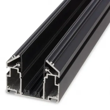 Трековый шинопровод + Закладной профиль для натяжного потолка AM539 2M BK SMART Трековый шинопровод + Закладной профиль для натяжного потолка AM539 2M BK SMART