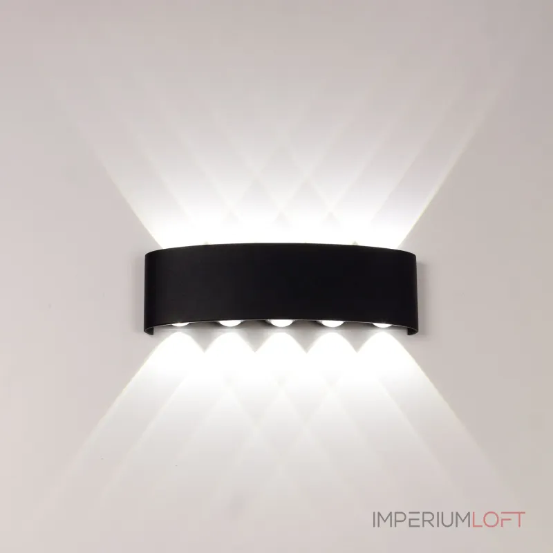 Светодиодный фасадный светильник AM Group AM307-10X1W BK 4000K от ImperiumLoft Светодиодный фасадный светильник AM Group AM307-10X1W BK 4000K от ImperiumLoft