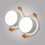 Встраиваемый двойной точечный светильник AM472/2 SAND WH GU10 от ImperiumLoft