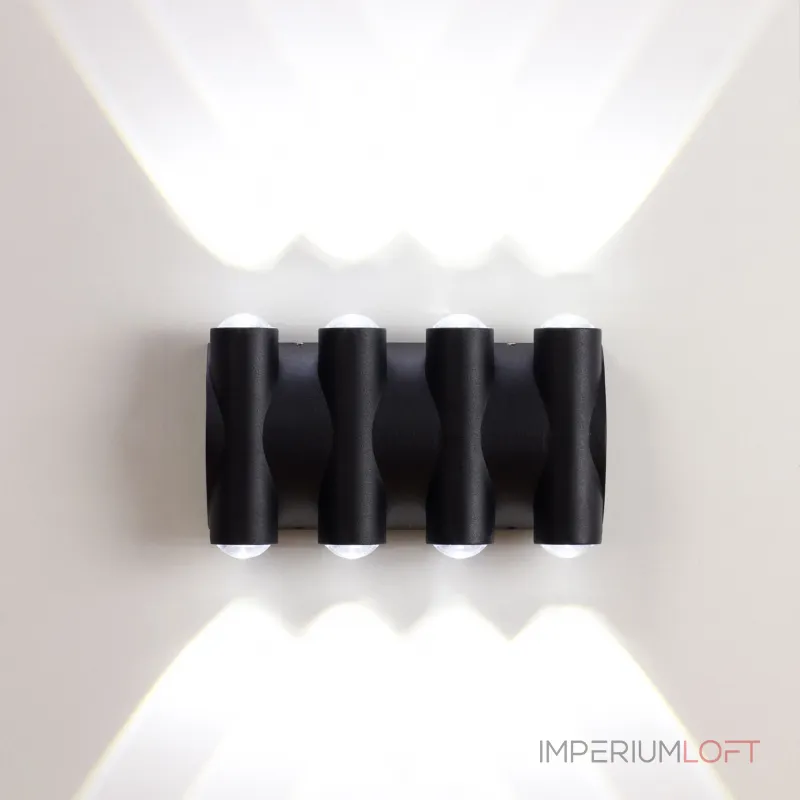 Светодиодный фасадный светильник AM Group AM359-8X1W BK 4000K от ImperiumLoft Светодиодный фасадный светильник AM Group AM359-8X1W BK 4000K от ImperiumLoft