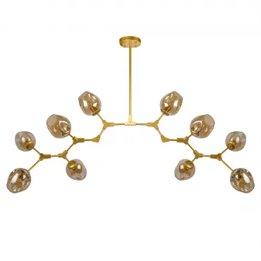 Люстра на штанге AM Group LOFT-10 GL Люстра на штанге AM Group LOFT-10 GL