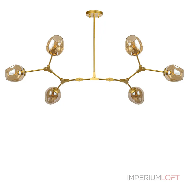 Люстра на штанге AM Group LOFT-6 GL