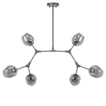 Люстра на штанге AM Group LOFT-6 BK