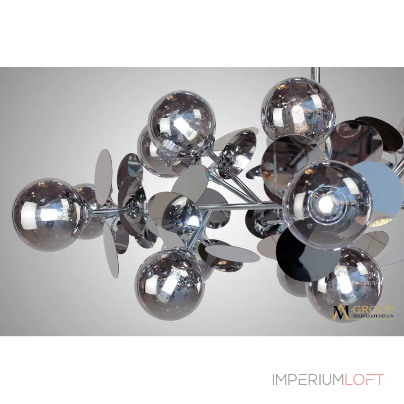 Люстра на штанге AM392 SP18 CHROM