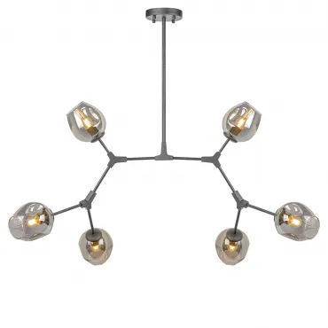 Люстра на штанге AM Group LOFT-6 BK Люстра на штанге AM Group LOFT-6 BK