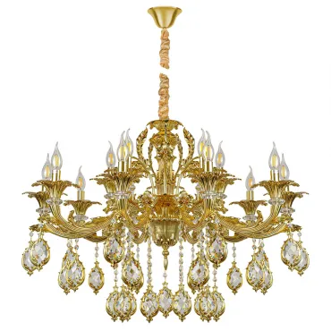 Подвесная люстра AM Group CLEOPATRA SP10+5 GAB Подвесная люстра AM Group CLEOPATRA SP10+5 GAB