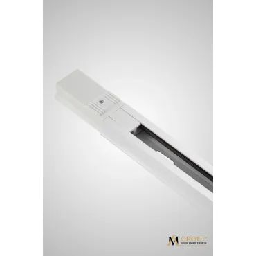 Трековый шинопровод 1,5 метра однофазный AM Group AM177U WH 1,5М