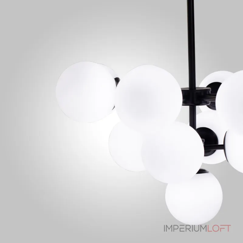 Люстра на штанге AM490 BK