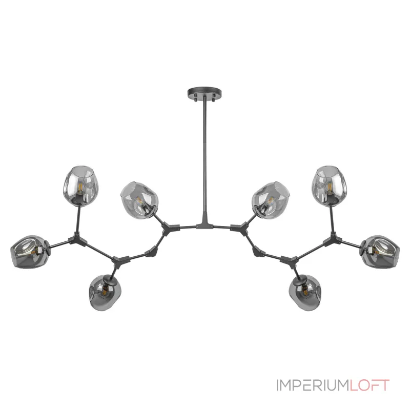 Люстра на штанге AM Group LOFT-8 BK Люстра на штанге AM Group LOFT-8 BK