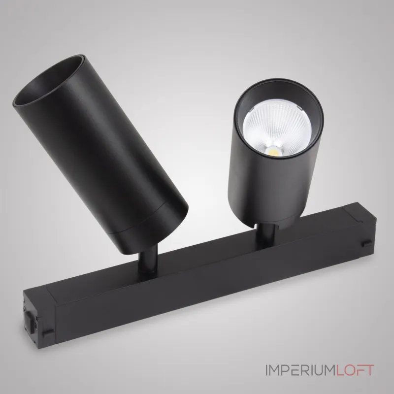 Трековый светильник SMART CYLINDER AM528 BK-220V-2Х10W SMART от ImperiumLoft