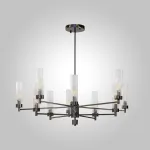 Люстра на штанге INDIGO SP10 PEARL BLACK