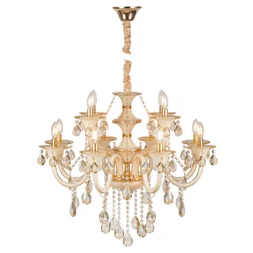 Подвесная люстра AM Group KAMILA SP8+4 GOLD Подвесная люстра AM Group KAMILA SP8+4 GOLD