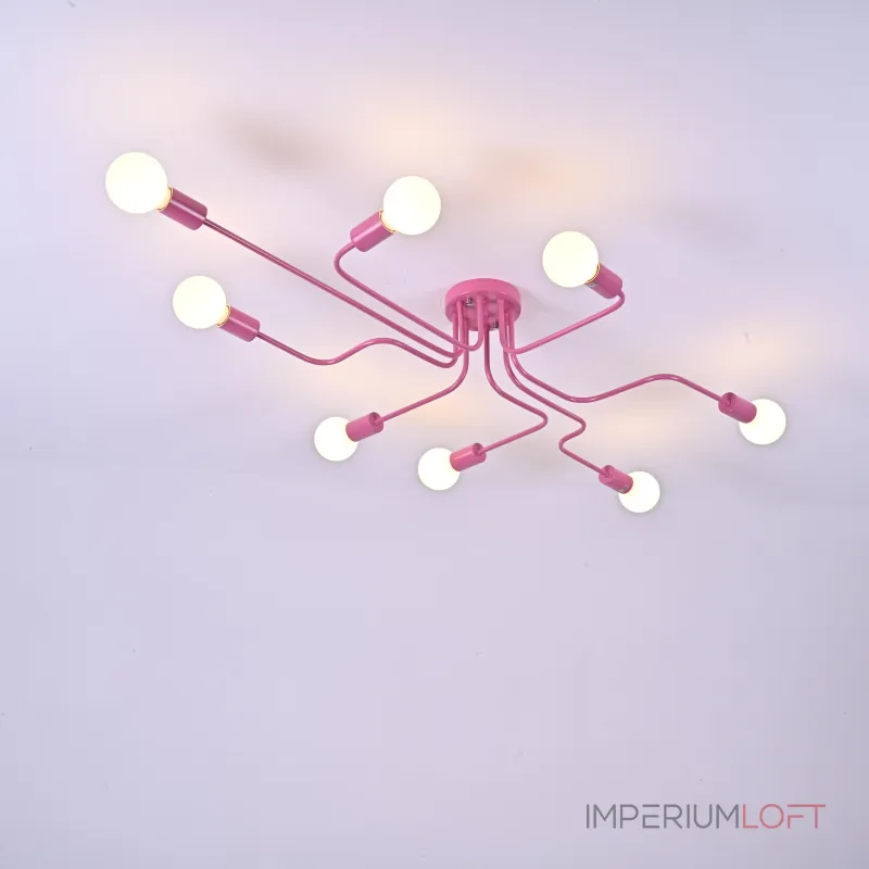 Потолочная люстра SCHEME PINK от ImperiumLoft