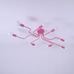 Потолочная люстра SCHEME PINK от ImperiumLoft