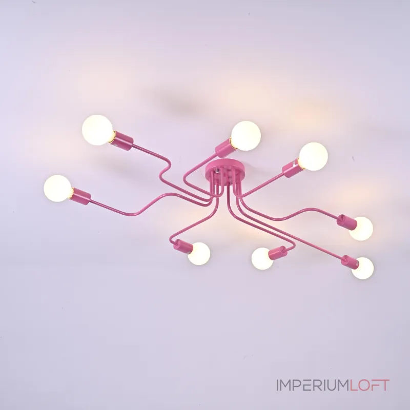 Потолочная люстра SCHEME PINK от ImperiumLoft